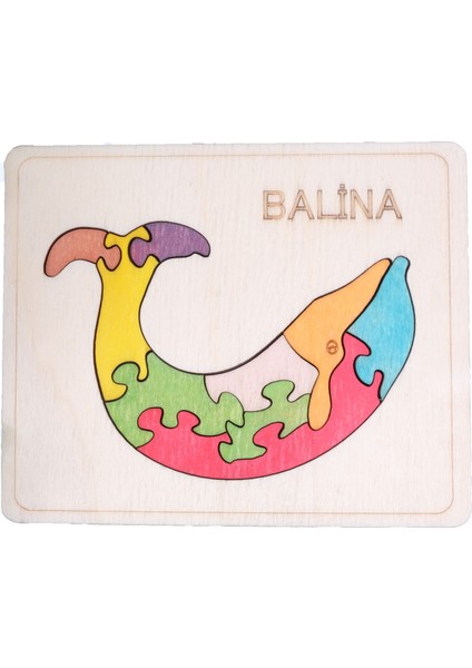 Ahşap Balina Figürlü Puzzle fiyatları