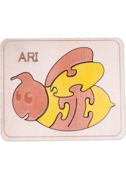 Ahşap Arı Figürlü Puzzle