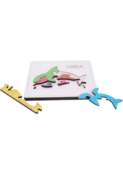 Ahşap Orka Figürlü Puzzle