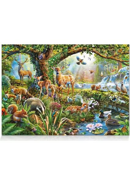 Oyun Ormanda Yaşam 1000 Parça Puzzle fiyatları