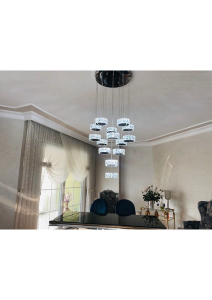 Ala Aydınlatma Plaket Kristal Taş Işlemeli 304 Krom Paslanmaz Ledli fiyatları