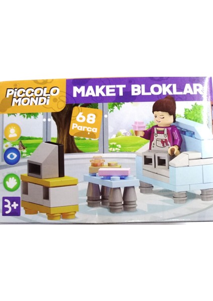 Maketbloklar 68 Parça modelleri