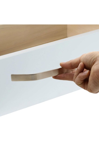Mobilya Dolap Kapak Çekmece Kulpu Kulbu 224 mm Inox Metal Kulp