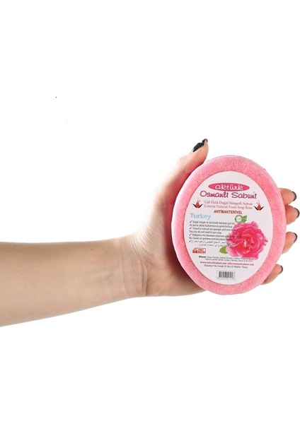 Gül Rose Özlü Gliserinli - Köpüklü Banyo Süngeri 120 gr