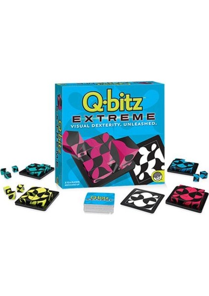 Q-Bitz Extreme Oyunu Q Bitz Görsel Beceri Küpleri Mindware Akıl ve Zeka Okul Turnuva Oyunu