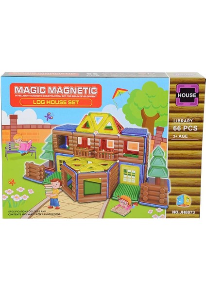 Magic Magnetic 66 Parça Çiftlik Evi Manyetik LEGO 8873