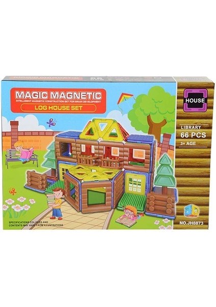 Magic Magnetic 66 Parça Çiftlik Evi Manyetik LEGO 8873