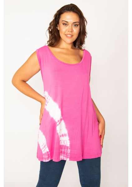 Kadın Fujya Batik Desenli Tunik 65N33968