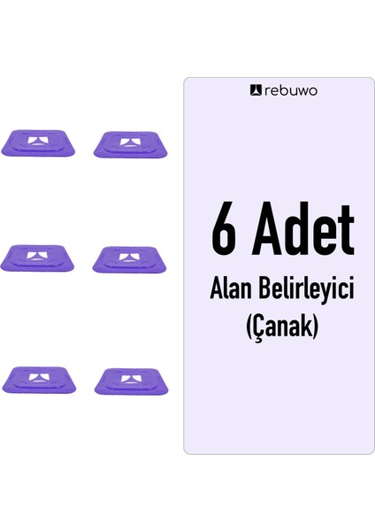 Alan Belirleyici Çanak Antrenman Çanağı 6 Adet