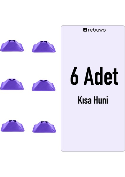Antrenman Hunisi Kısa Huni Seti 6 Adet