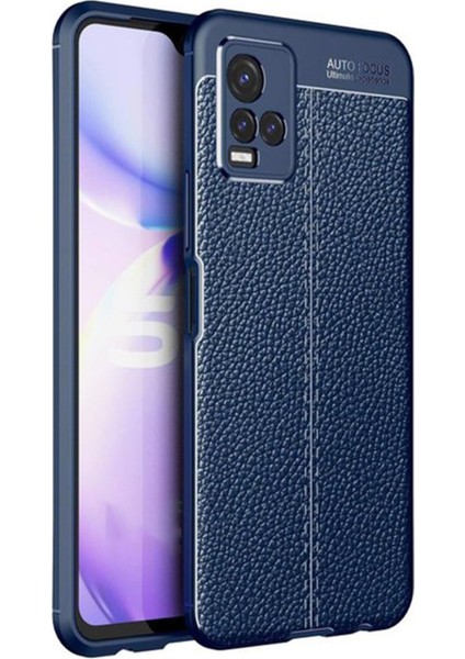 Vivo Y21S Kılıf Niss Deri Gürünüm Silikon