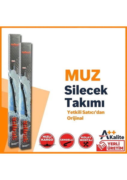 Audı Q7 (2006 - 2014) Muz Silecek Takımı