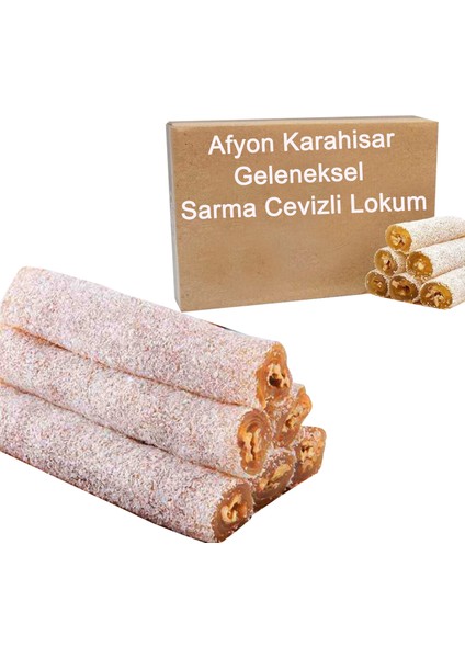 Afyonkarahisar Sarma Cevizli Lokum 750 gr