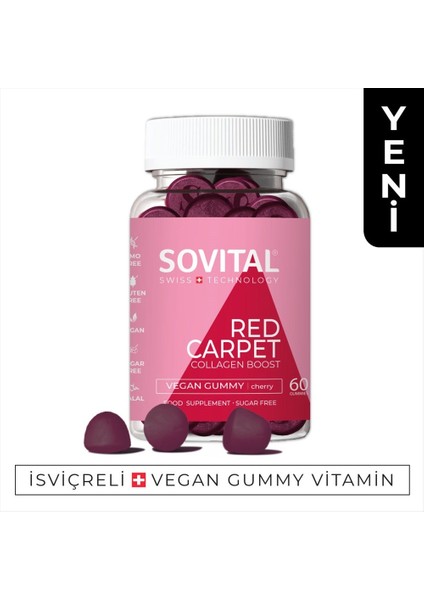 Red Carpet Collagen 60 Vegan Gummy