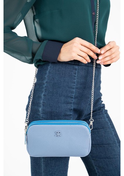 Sera Mavi Kadın Omuz ve Çapraz Çantası 12X22 Ebatı fiyatları