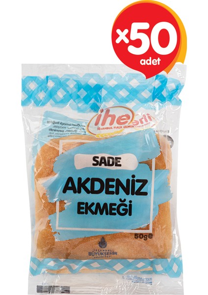 Akdeniz Ekmeği 50 gr (50 Adet)