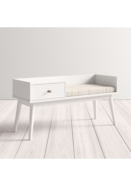 Skyler Beyaz Ahşap Benç fırsatları