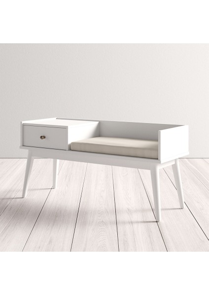 Skyler Beyaz Ahşap Benç indirimleri