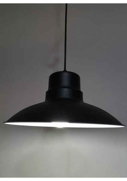 Retro,rustik,modern Mutfak,cafe,bar Üstü Için Tekli Metal Sarkıt Avize ÇAP:30CM