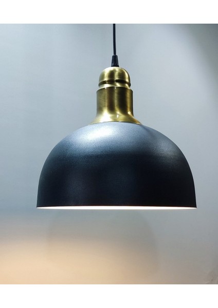 Mylights Rustik Vintage Retro Metal Sarkıt Avize 30 cm Eskitme Askılı Kaplama