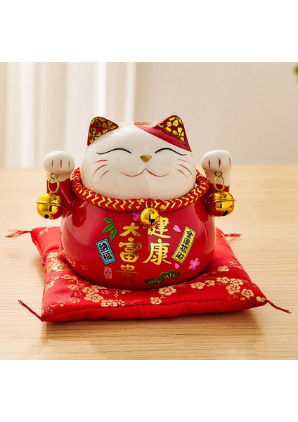 2x Maneki Neko Iyi Şanslar Cat Piggy Bank Süsleme Fortune Kawaii (Yurt Dışından) fırsatları