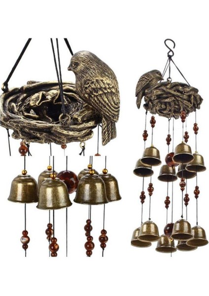 Rüzgar Çeneleri Kuş Annesi ve Bebek Kuş Açık Bahçe Ev Asılı Dekor (Yurt Dışından) fırsatları