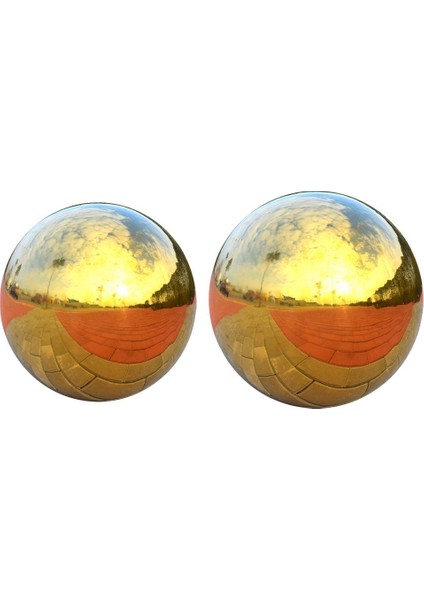 90MM+138MM Parlatıcı Küre 304 Paslanmaz Çelik Top Dekorasyonu (Yurt Dışından)