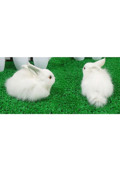 14X21CM Bunny Tavşan Heykeli Bahçe Heykel Heykelcik Paskalya Dekor Çim Dekor (Yurt Dışından)