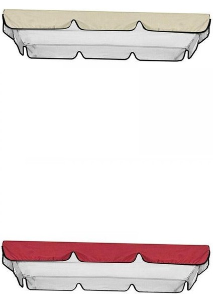 2 Swing Üst Tente Açık Bahçe Salıncak Sandalye Üst Kapak (Yurt Dışından)