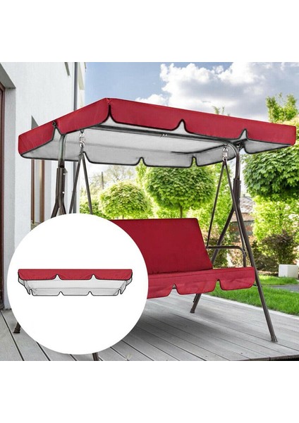 2 Swing Üst Tente Açık Bahçe Salıncak Sandalye Üst Kapak (Yurt Dışından)