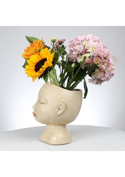 Reçine Çiçek Ekici Bahçe Bitki Kova Potu Ev Dekoru Flowerpot Tutucu (Yurt Dışından) indirimleri