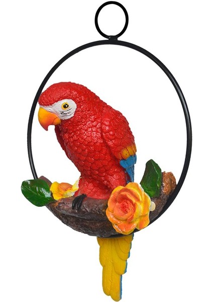 Metal Bahçe Heykeli Çim Süslemesi Üzerinde Yaşam Nakil Parrot Heykeli Levrek (Yurt Dışından) fiyatları