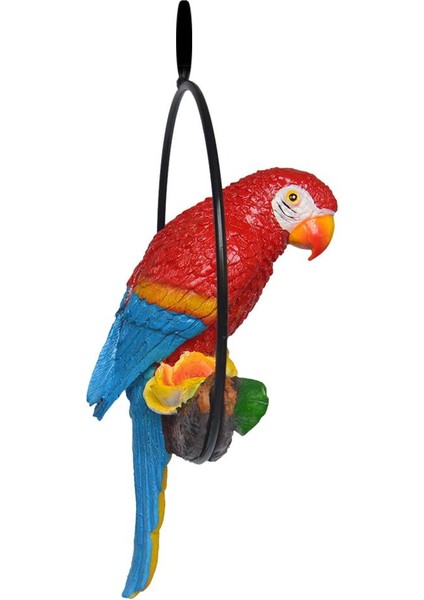 Metal Bahçe Heykeli Çim Süslemesi Üzerinde Yaşam Nakil Parrot Heykeli Levrek (Yurt Dışından) fırsatları