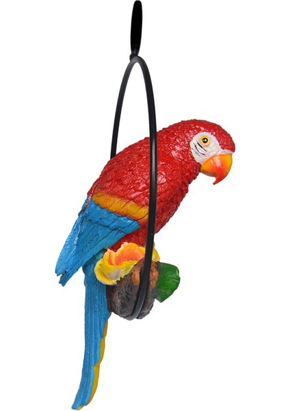 Metal Bahçe Heykeli Çim Süslemesi Üzerinde Yaşam Nakil Parrot Heykeli Levrek (Yurt Dışından) indirimleri