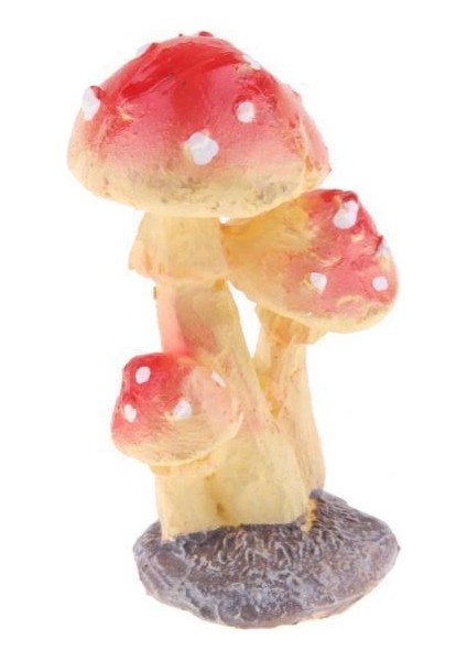 Mantar Heykel Heykeli Çim 2 Adet (Yurt Dışından)