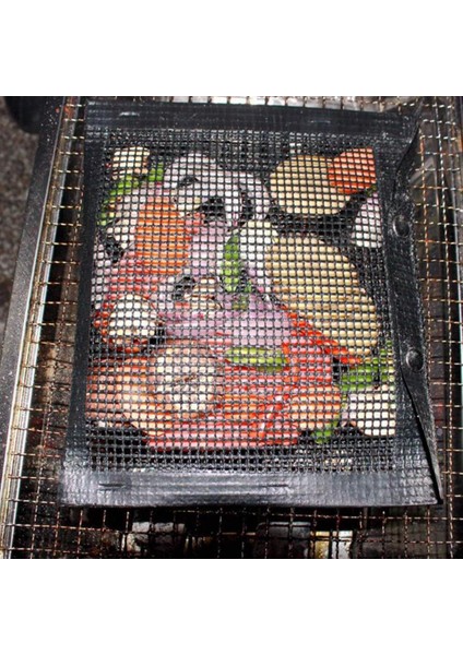 2x Barbekü Mesel Izgara Matsız Sopa Izgara Çantası Yemek 24X14CM Temizlenmesi Kolay (Yurt Dışından) indirimleri