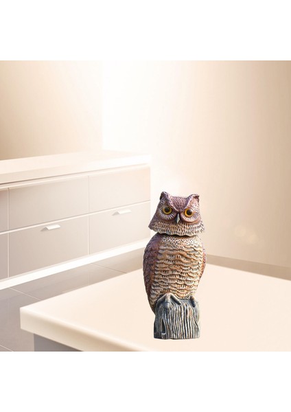 Büyük Baykuş Şahin Dezi Heykeli Yard Bahçe Karga Açık Mekan Caydırıcı Süsler (Yurt Dışından) indirimleri