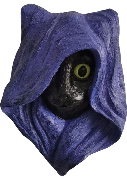 2 Gizemli Şapka Kedi Figürin Heykeli Çim Mor Kırmızı Için Yaratıcı (Yurt Dışından) indirimleri