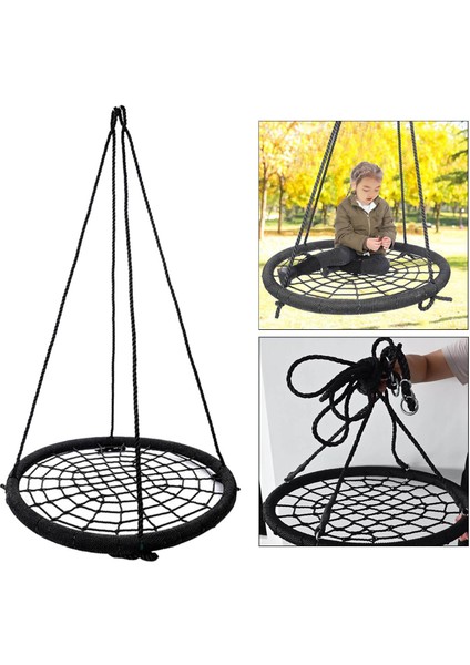 60CM Salıncak Halat Max 330BLS Açık Bahçe Yatak Odası Siyah Için Ayarlanabilir Asılı (Yurt Dışından) fırsatları