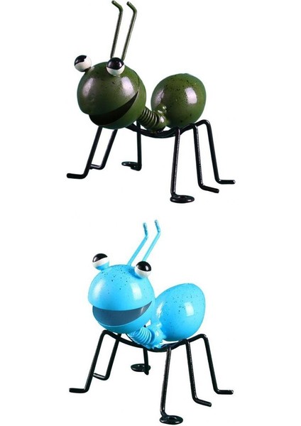 2x Ant Bahçe Dekor Metal Karınca Duvar Dekor Çit Bahçe Dekor (Yurt Dışından)