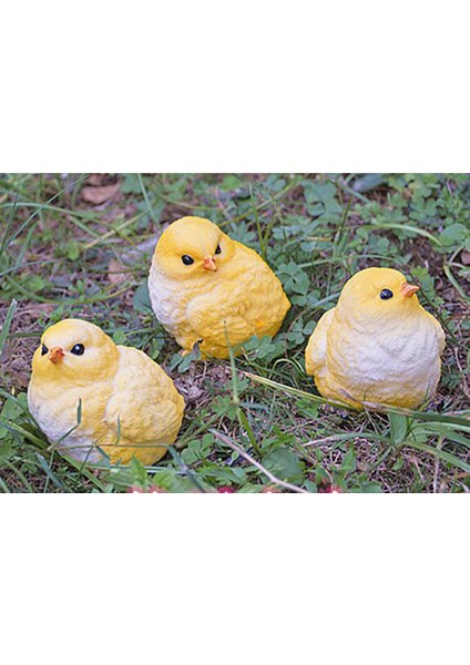 1 Set Yapay Gerçekçi Tavuk Tavuk Figür Açık Bahçe Ev Dekorasyonu (Yurt Dışından) modelleri