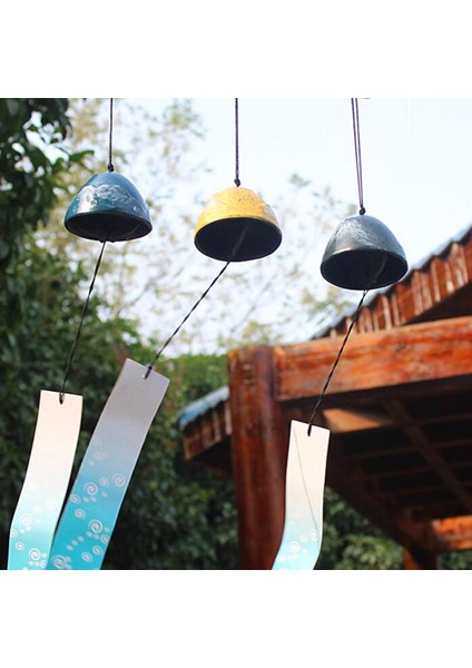 3 Temple Bell Japon Rüzgar Zil Yuvarlak Şeklinde Ev Bahçe Dekoru (Yurt Dışından) indirimleri