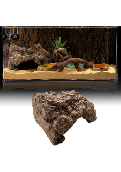 2 Simülasyon Sürüngen Gizleme Mağara Deliği Süslemesi Kaplumbağa Için Yapay (Yurt Dışından) modelleri