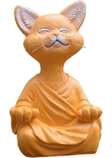 Meditasyon Kedi Heykeli - Veranda Bahçe Veya Çim Için Kapalıdış Mekan Heykeli (Yurt Dışından) fiyatları