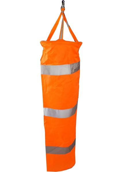 2x Havaalanı Rüzgar Rüzgar Konisi 60CM Dış Rüzgar Çorbası W Yansıtıcı Kemerler A+B (Yurt Dışından) indirimleri