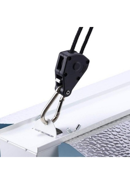 2-Pair 18"örgülü Halat Klipsi Askılı Ratchet Askısı Çinko Alaşım Kanca Siyah (Yurt Dışından) modelleri