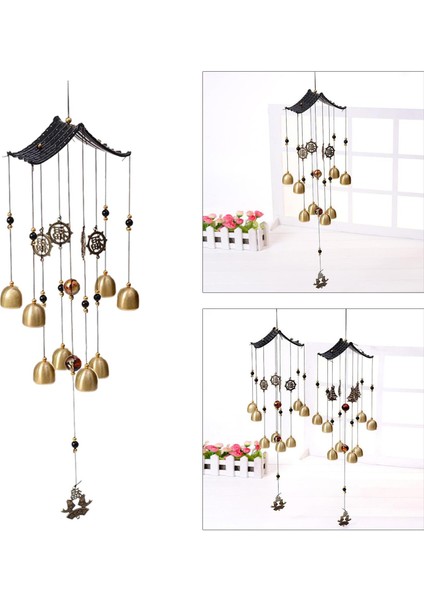 Açık Yaşam Rüzgar Çanları Bahçe Çanları Bakır Antika Rüzgar Dekorasyon Stili2 (Yurt Dışından) fırsatları