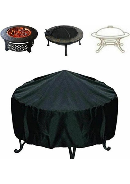 30"yuvarlak Ahşap Yanan Ateş Çukuru Kapağı Açık Bahçe Veranda Barbekü Izgara Sobası (Yurt Dışından) indirimleri