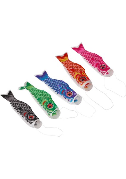 5 Pack 40"büyük Japon Rüzgarları Bayrak Balık Balığı Rüzgar Flaması Asılı Dekor Toplu (Yurt Dışından)