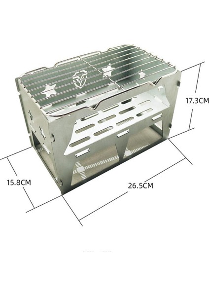 Ahşap Yanan Kamp Sobası Fırın Ruh Brülör Izgara Bahçe Piknik Kampı Küçük Tepsi Olmadan Kamp (Yurt Dışından) indirimleri